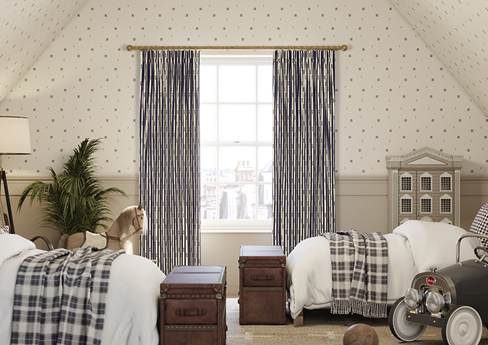 Kings Breakfast, Stripe Prince - Made to Measure Curtains - Image 3